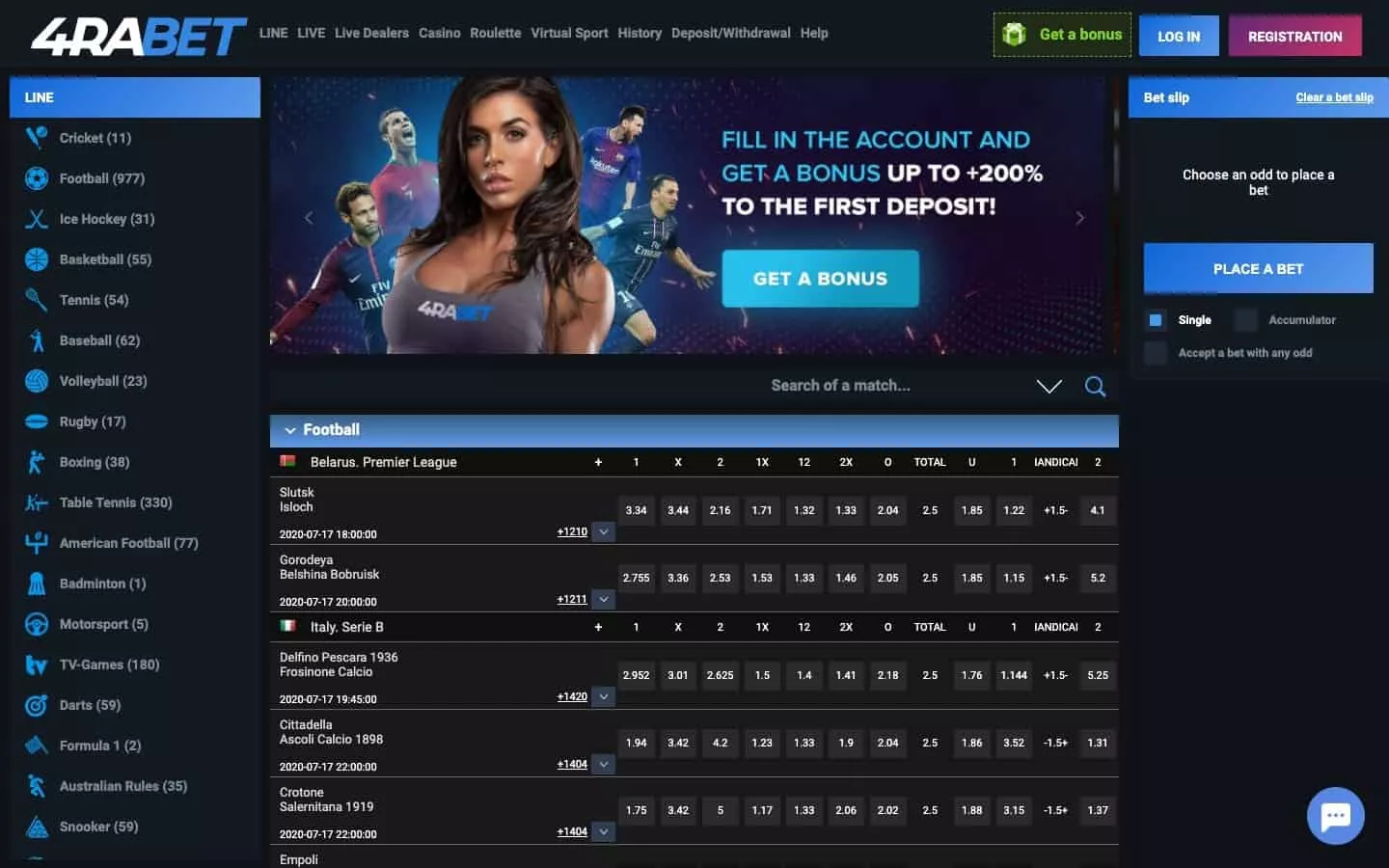 4Rabet sports betting 99